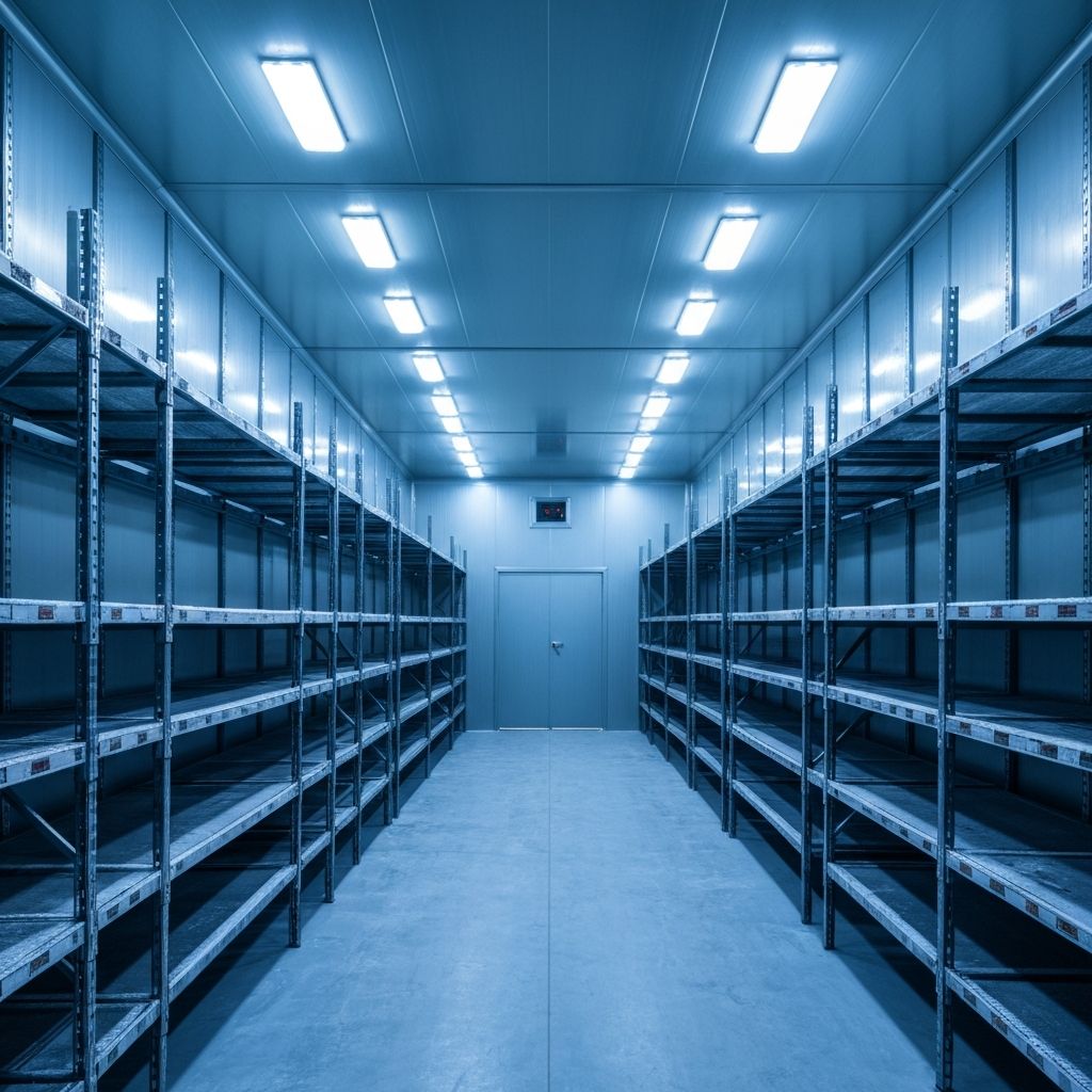 Cámara de refrigeración industrial